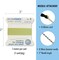 Griffin Nylon Bead Cord Perlseide – Size 3 (0.50mm) – 2 Meters per Card – Stainless Steel Needle Attached – for Knotting Pearls, Gemstones, Crystals and Beads